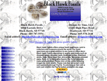 Tablet Screenshot of blackhawkfossils.com